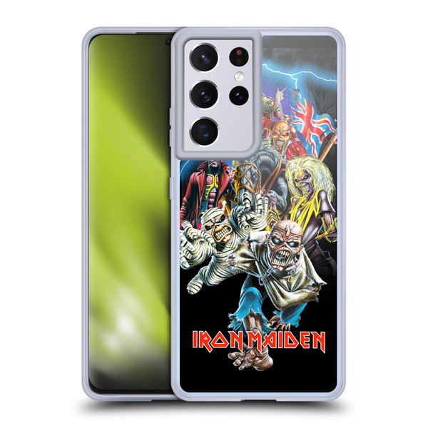 Iron Maiden Art Best Of Beast Soft Gel Case for Samsung Galaxy S21 Ultra 5G