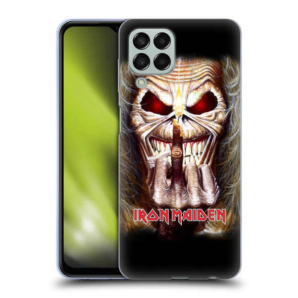Iron Maiden Art Candle Finger Soft Gel Case for Samsung Galaxy M33 (2022)