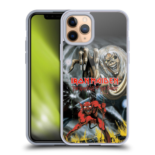 Iron Maiden Graphics The Number Of The Beast Soft Gel Case for Apple iPhone 11 Pro