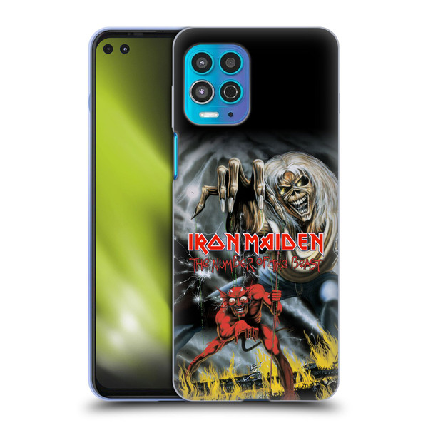 Iron Maiden Graphics The Number Of The Beast Soft Gel Case for Motorola Moto G100