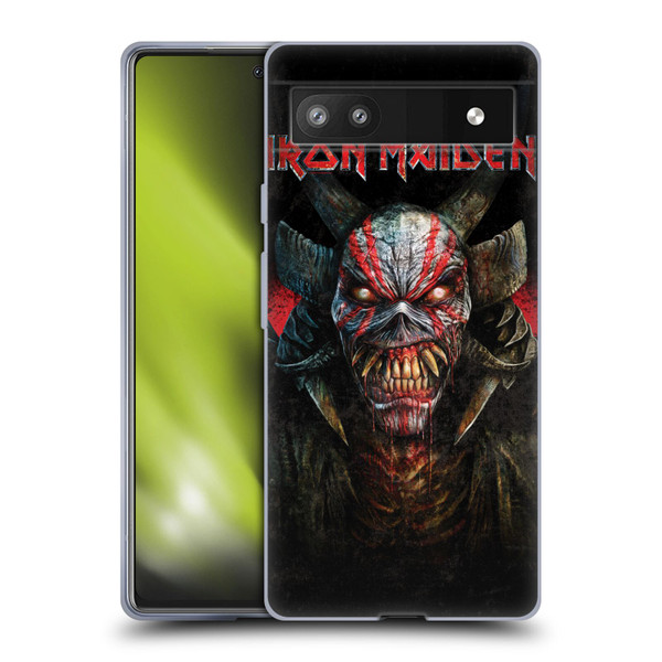 Iron Maiden Senjutsu Back Cover Death Snake Soft Gel Case for Google Pixel 6a