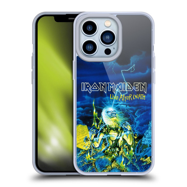 Iron Maiden Tours Live After Death Soft Gel Case for Apple iPhone 13 Pro