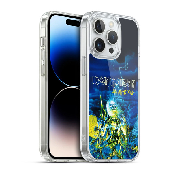 Iron Maiden Tours Live After Death Soft Gel Case for Apple iPhone 13 Pro & MagSafe