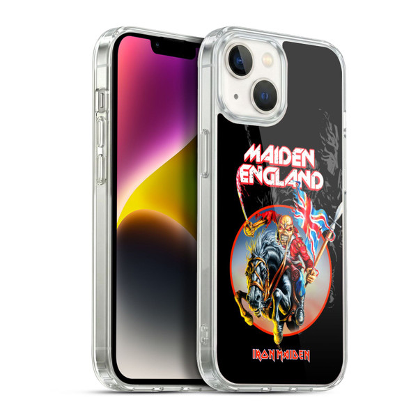 Iron Maiden Tours England Soft Gel Case for Apple iPhone 14