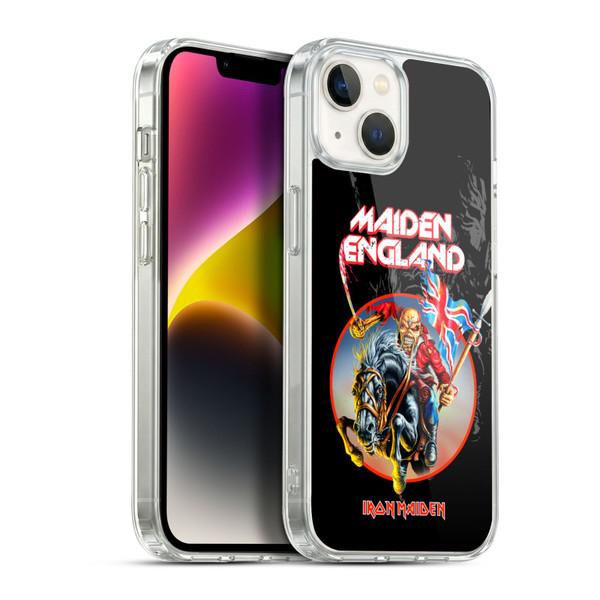Iron Maiden Tours England Soft Gel Case for Apple iPhone 14 Plus & MagSafe