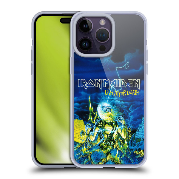 Iron Maiden Tours Live After Death Soft Gel Case for Apple iPhone 14 Pro Max
