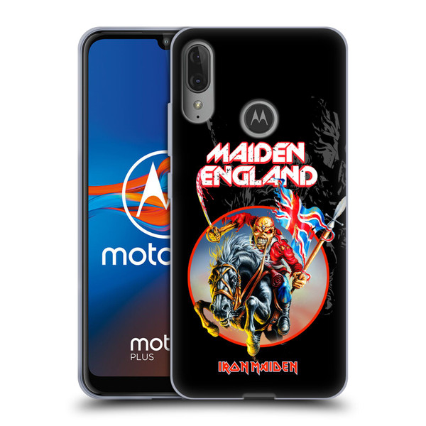 Iron Maiden Tours England Soft Gel Case for Motorola Moto E6 Plus