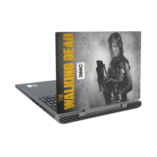 AMC The Walking Dead Daryl Dixon Art Double Exposure Vinyl Sticker Skin Decal Cover for Dell Inspiron 15 7000 P65F