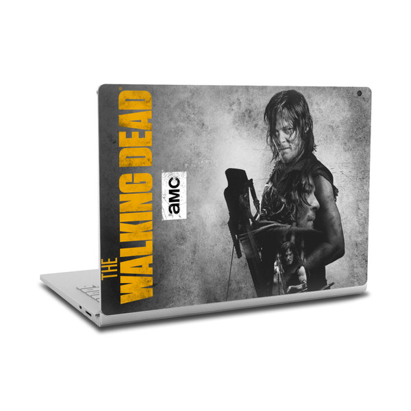 AMC The Walking Dead Daryl Dixon Art Double Exposure Vinyl Sticker Skin Decal Cover for Microsoft Surface Book 2