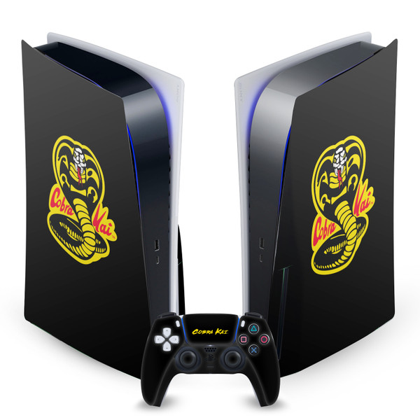 Cobra Kai Iconic Classic Logo Vinyl Sticker Skin Decal Cover for Sony PS5 Disc Edition Bundle