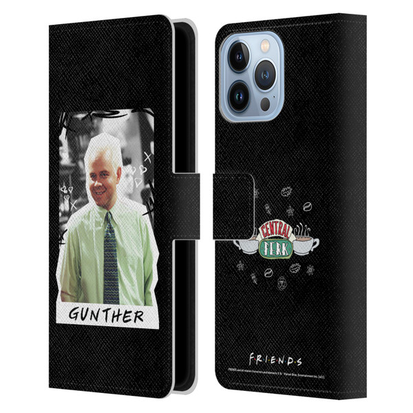 Friends TV Show Key Art Gunther Leather Book Wallet Case Cover For Apple iPhone 13 Pro Max