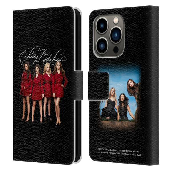 Pretty Little Liars Graphics Characters Leather Book Wallet Case Cover For Apple iPhone 14 Pro