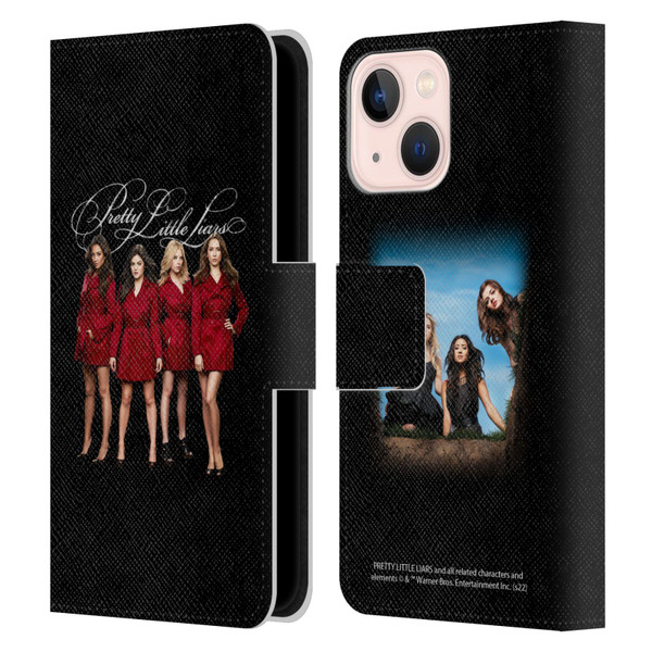 Pretty Little Liars Graphics Characters Leather Book Wallet Case Cover For Apple iPhone 13 Mini