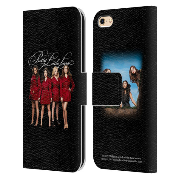 Pretty Little Liars Graphics Characters Leather Book Wallet Case Cover For Apple iPhone 6 / iPhone 6s
