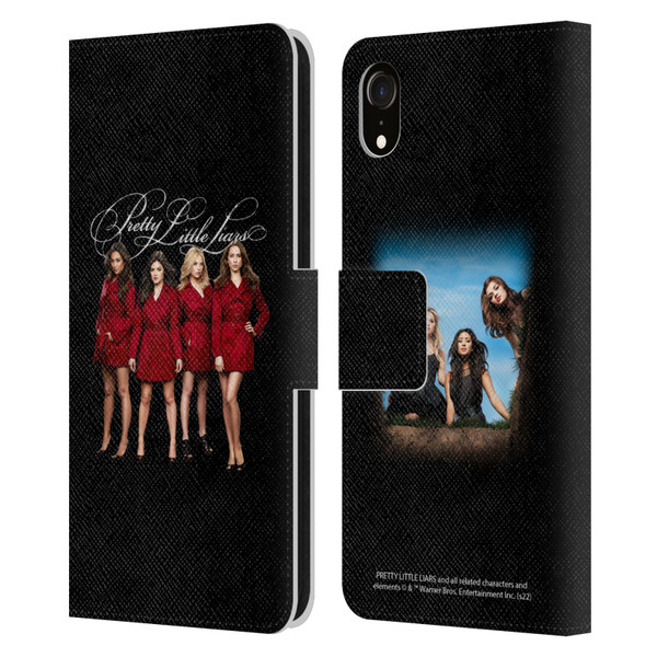 Pretty Little Liars Graphics Characters Leather Book Wallet Case Cover For Apple iPhone XR