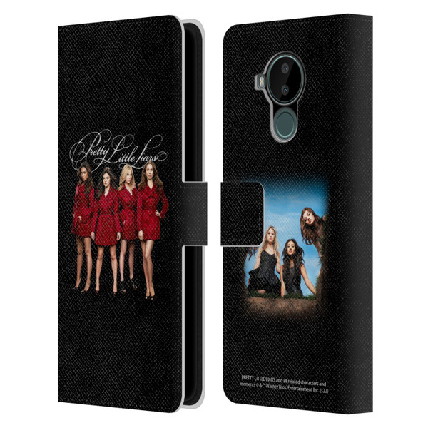 Pretty Little Liars Graphics Characters Leather Book Wallet Case Cover For Nokia C30