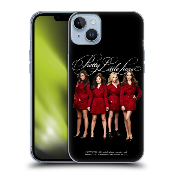 Pretty Little Liars Graphics Characters Soft Gel Case for Apple iPhone 14 Plus