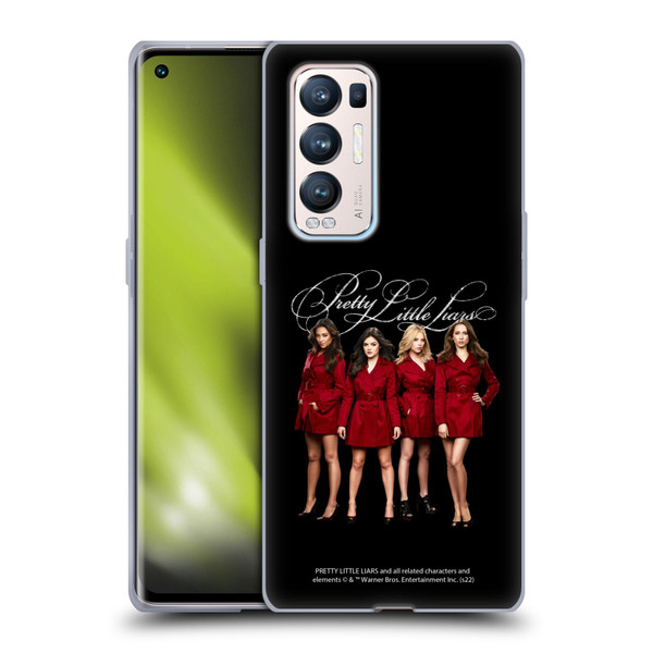 Pretty Little Liars Graphics Characters Soft Gel Case for OPPO Find X3 Neo / Reno5 Pro+ 5G