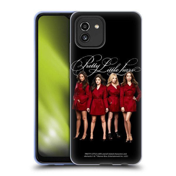 Pretty Little Liars Graphics Characters Soft Gel Case for Samsung Galaxy A03 (2021)