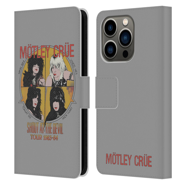 Motley Crue Tours SATD Vintage Leather Book Wallet Case Cover For Apple iPhone 14 Pro Motley Crue Tours SATD Vintage Leather Book Wallet Case Cover For Apple iPhone 14 Pro