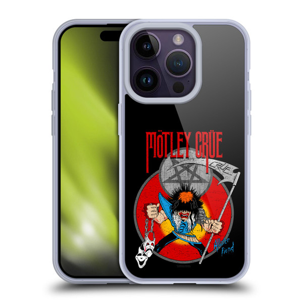 Motley Crue Key Art Allister Soft Gel Case for Apple iPhone 14 Pro