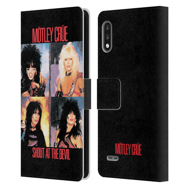 Motley Crue Albums Shout At The Devil Leather Book Wallet Case Cover For LG K22