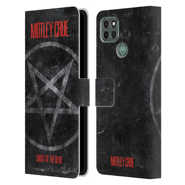 Motley Crue Albums SATD Star Leather Book Wallet Case Cover For Motorola Moto G9 Power