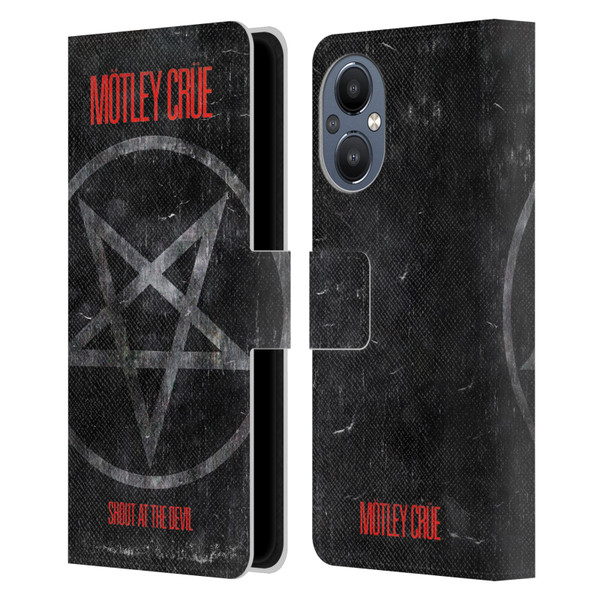 Motley Crue Albums SATD Star Leather Book Wallet Case Cover For OnePlus Nord N20 5G