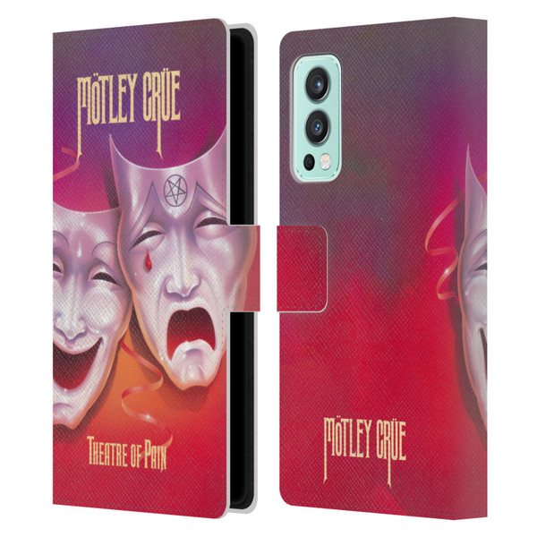 Motley Crue Albums Theater Of Pain Leather Book Wallet Case Cover For OnePlus Nord 2 5G