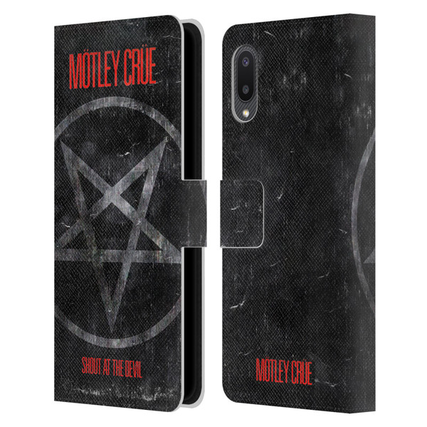 Motley Crue Albums SATD Star Leather Book Wallet Case Cover For Samsung Galaxy A02/M02 (2021)
