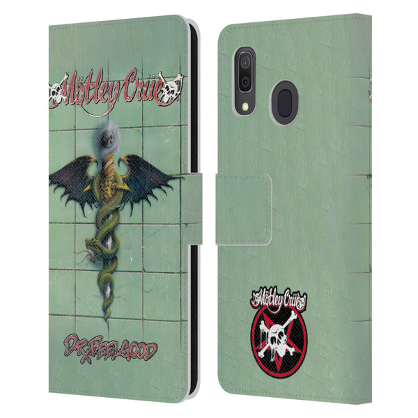 Motley Crue Albums Dr. Feelgood Leather Book Wallet Case Cover For Samsung Galaxy A33 5G (2022)