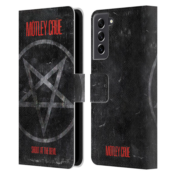 Motley Crue Albums SATD Star Leather Book Wallet Case Cover For Samsung Galaxy S21 FE 5G