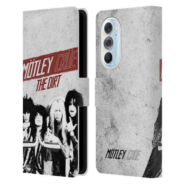 Motley Crue Key Art The Dirt Leather Book Wallet Case Cover For Motorola Edge X30