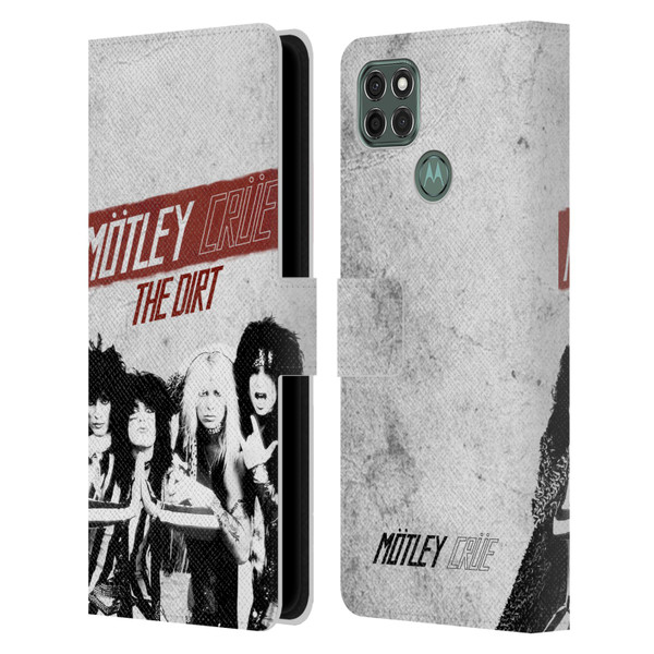 Motley Crue Key Art The Dirt Leather Book Wallet Case Cover For Motorola Moto G9 Power