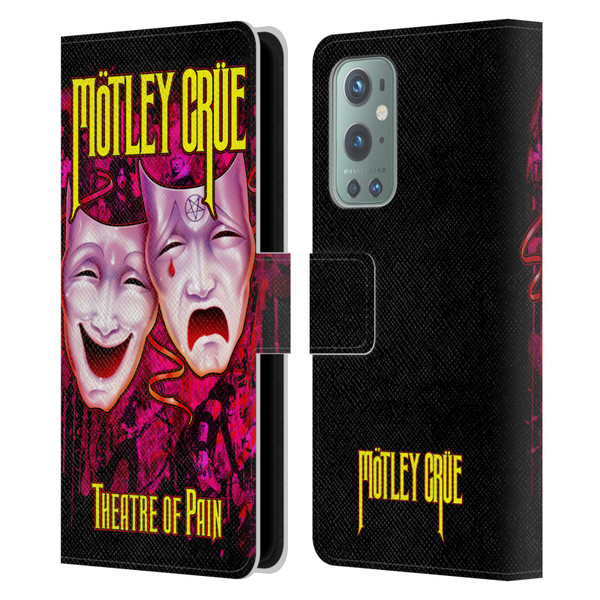 Motley Crue Key Art Theater Of Pain Leather Book Wallet Case Cover For OnePlus 9