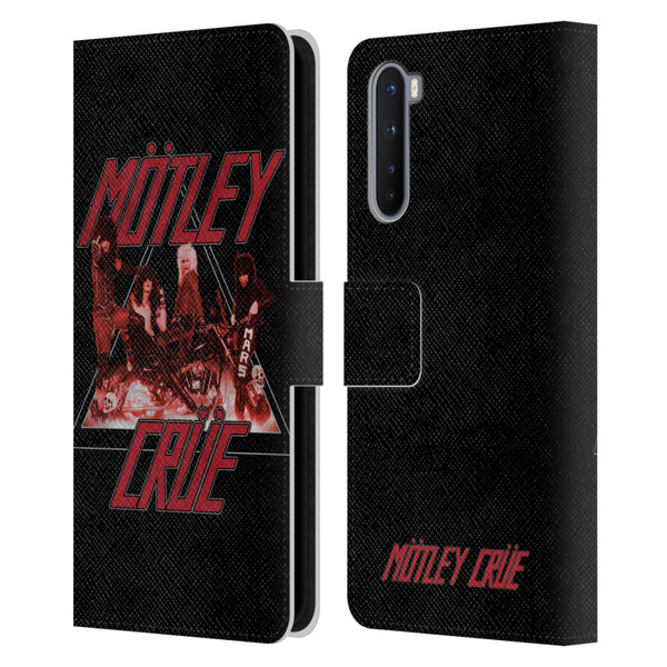 Motley Crue Key Art Too Fast Leather Book Wallet Case Cover For OnePlus Nord 5G