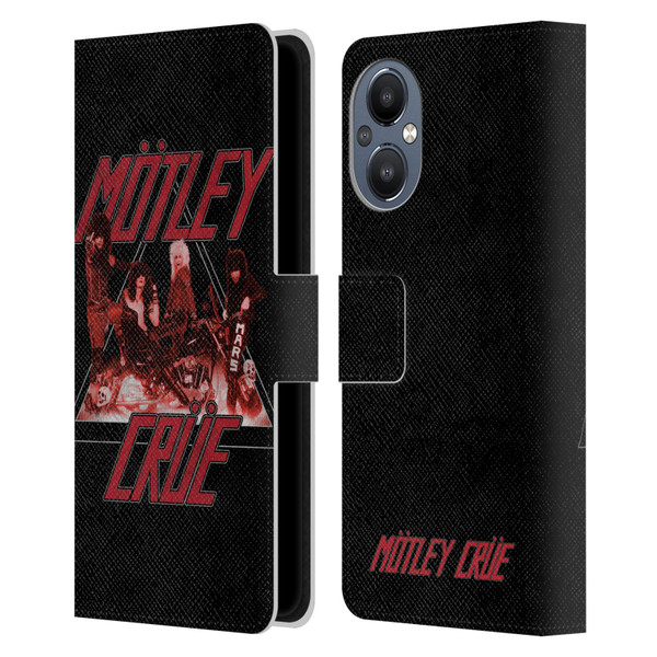 Motley Crue Key Art Too Fast Leather Book Wallet Case Cover For OnePlus Nord N20 5G