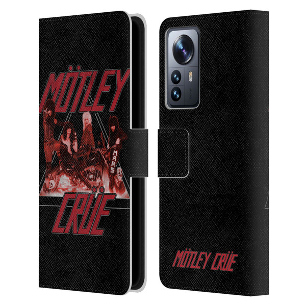 Motley Crue Key Art Too Fast Leather Book Wallet Case Cover For Xiaomi 12 Pro