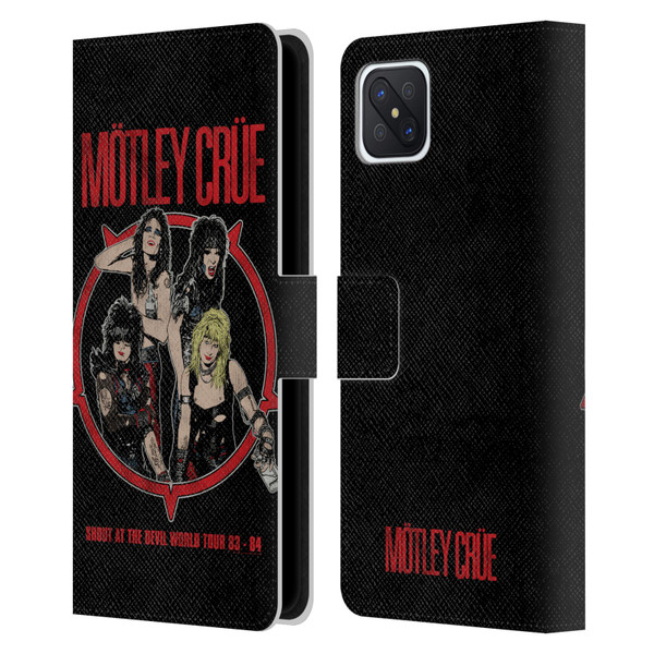 Motley Crue Tours SATD Leather Book Wallet Case Cover For OPPO Reno4 Z 5G