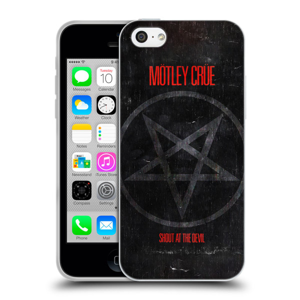 Motley Crue Albums SATD Star Soft Gel Case for Apple iPhone 5c