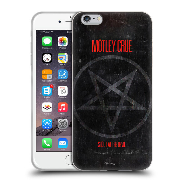 Motley Crue Albums SATD Star Soft Gel Case for Apple iPhone 6 Plus / iPhone 6s Plus