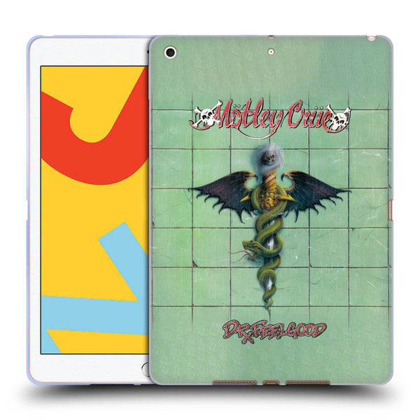 Motley Crue Albums Dr. Feelgood Soft Gel Case for Apple iPad 10.2 2019/2020/2021