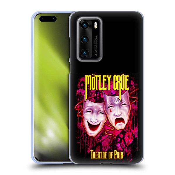 Motley Crue Key Art Theater Of Pain Soft Gel Case for Huawei P40 5G