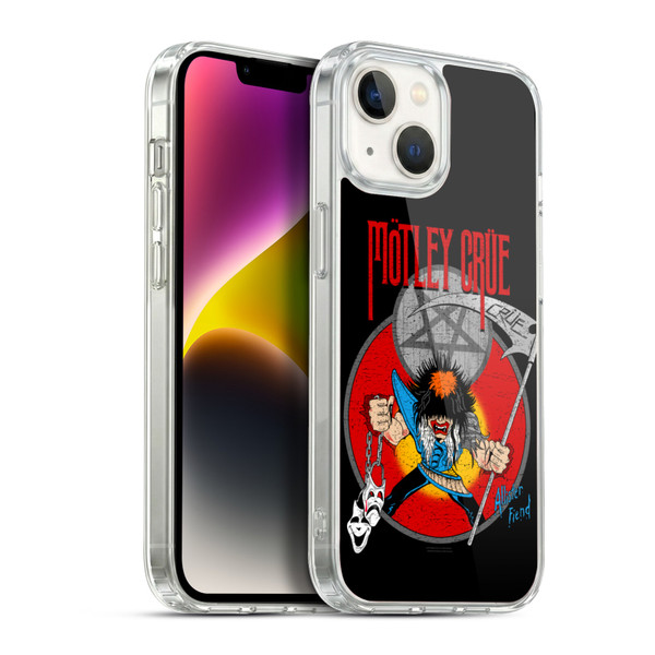 Motley Crue Key Art Allister Soft Gel Case for Apple iPhone 14