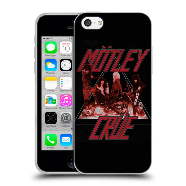 Motley Crue Key Art Too Fast Soft Gel Case for Apple iPhone 5c