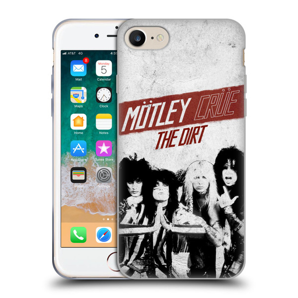 Motley Crue Key Art The Dirt Soft Gel Case for Apple iPhone 7 / 8 / SE 2020 & 2022