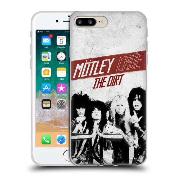 Motley Crue Key Art The Dirt Soft Gel Case for Apple iPhone 7 Plus / iPhone 8 Plus