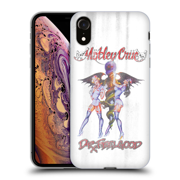 Motley Crue Key Art Dr. Feelgood Vintage Soft Gel Case for Apple iPhone XR