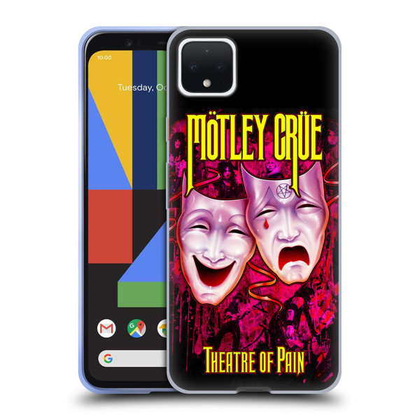 Motley Crue Key Art Theater Of Pain Soft Gel Case for Google Pixel 4 XL