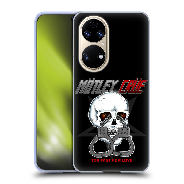 Motley Crue Logos Too Fast For Love Skull Soft Gel Case for Huawei P50
